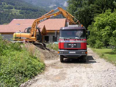 Location de matériel avec chauffeur Sallanches