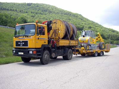 Transport de matériaux, matériel et levage de charges Haute Savoie 74